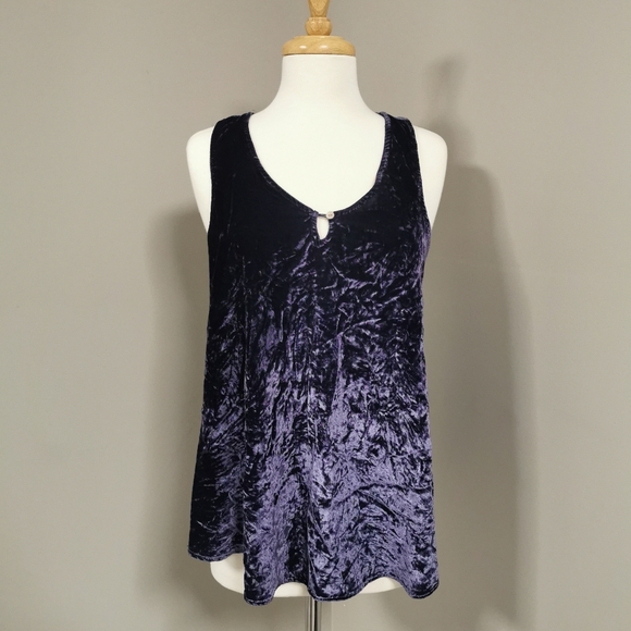 Anthropologie Sapphire Blue Tank Top - Medium - Picture 1 of 4